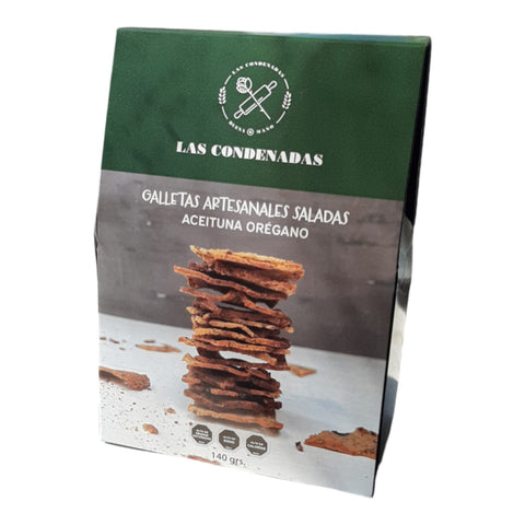 Galletas saladas de Aceituna y Orégano [140 grs.]